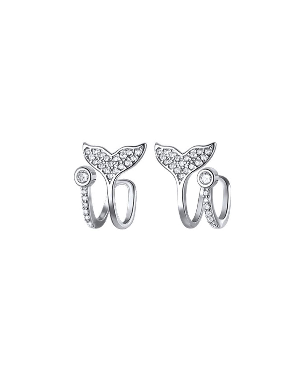 Mermaid Tail Stud Earrings