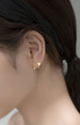 Paris Love Spiral Stud Earrings
