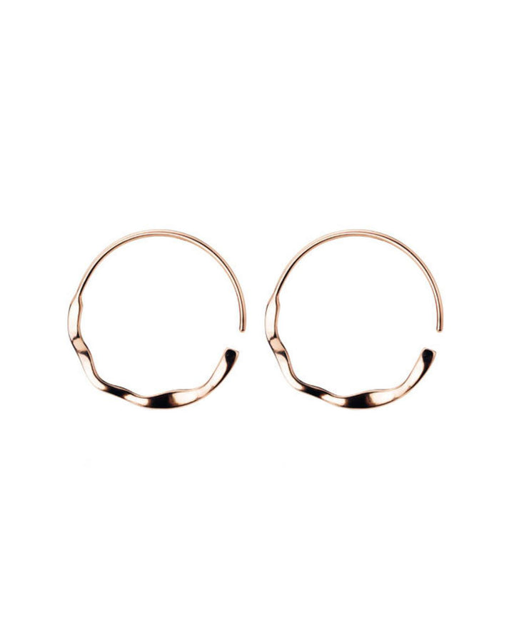 Wavy Hoop Earrings