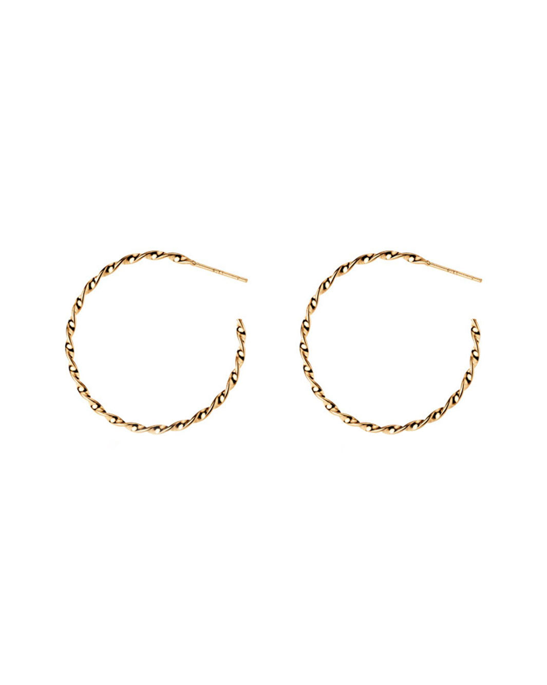 Edna Twisted Hoop Earrings