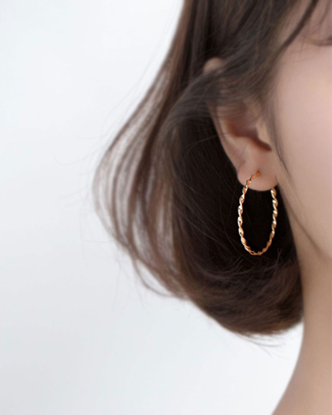 Edna Twisted Hoop Earrings