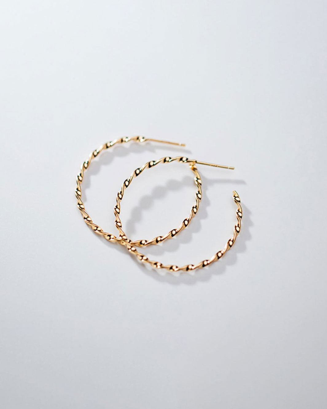 Edna Twisted Hoop Earrings