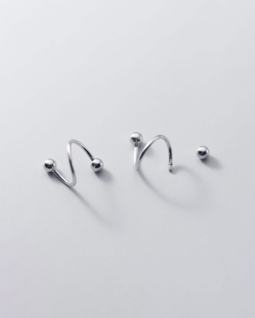 Millie Ball Spiral Stud Earrings