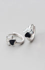 Paw Print Huggie Earrings
