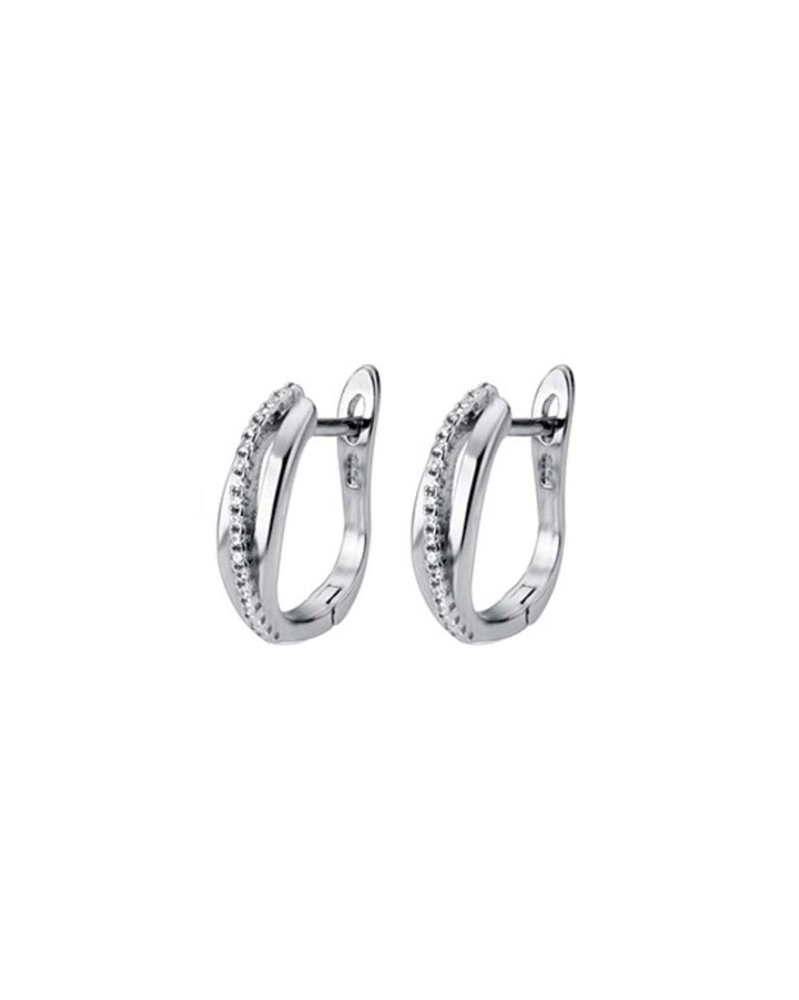 Adelaide Rounded Square Hoop Earrings