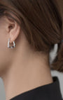 Mae Square Hoop Earrings