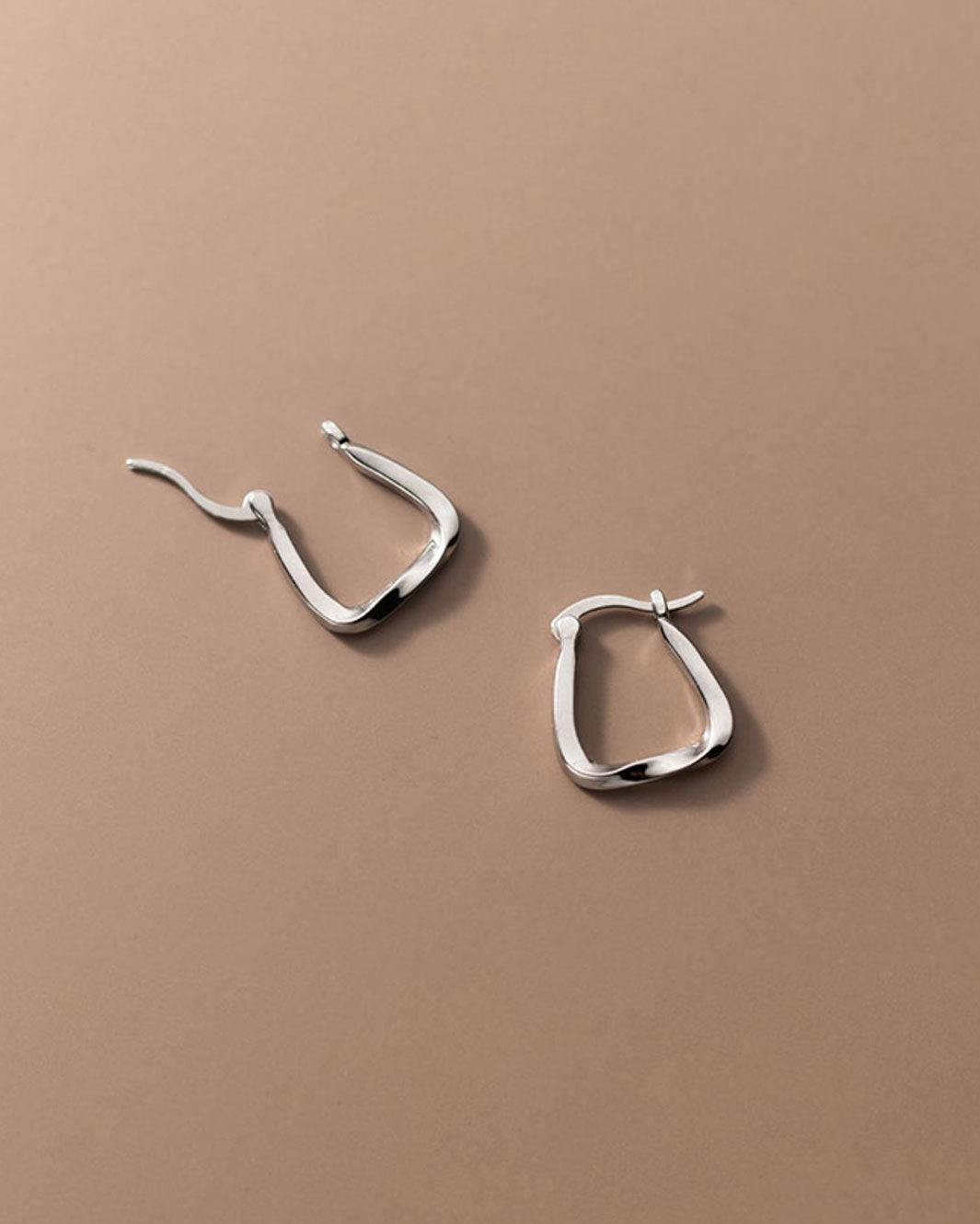 Mae Square Hoop Earrings