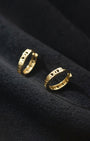 Roman Numeral Hoop Earrings