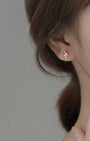 Diamante Lightning Stud Earrings
