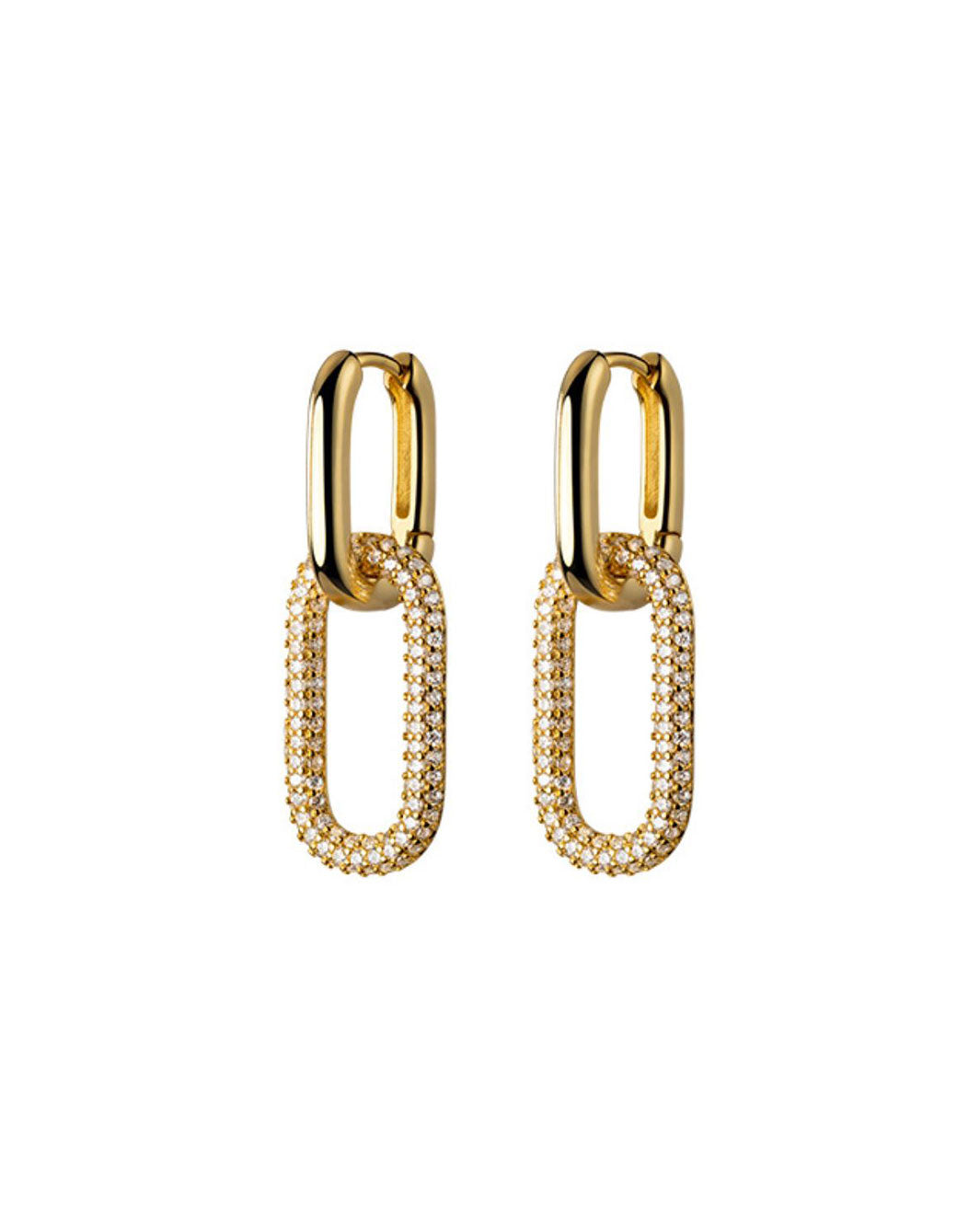 Camille Oval Hoop Earrings