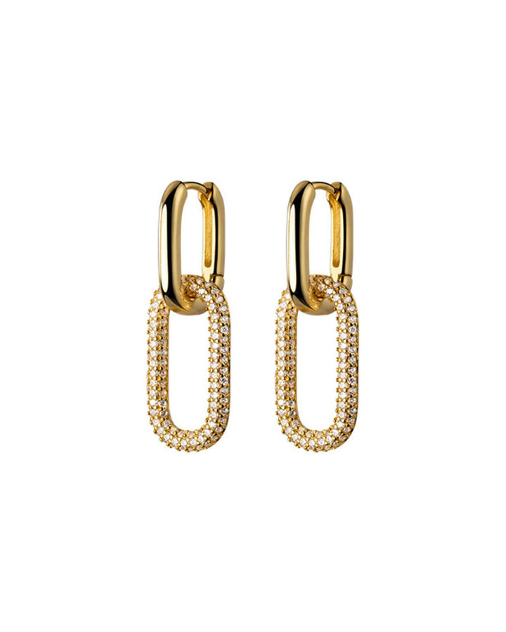 Camille Oval Hoop Earrings