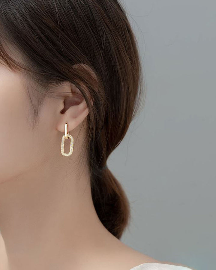 Camille Oval Hoop Earrings