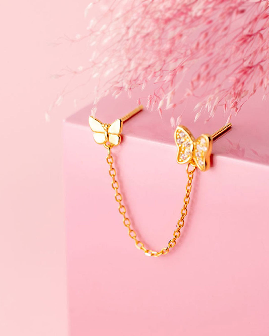 Leila Butterfly Studs Earrings