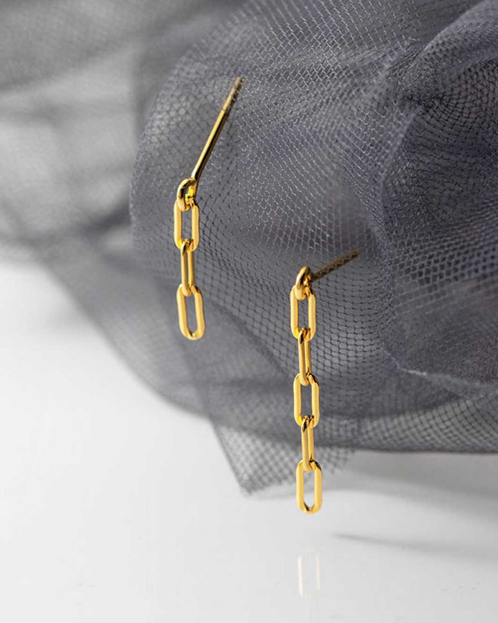 Chain Link Drop Earrings