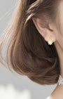 Daisy Charm Drop Earrings