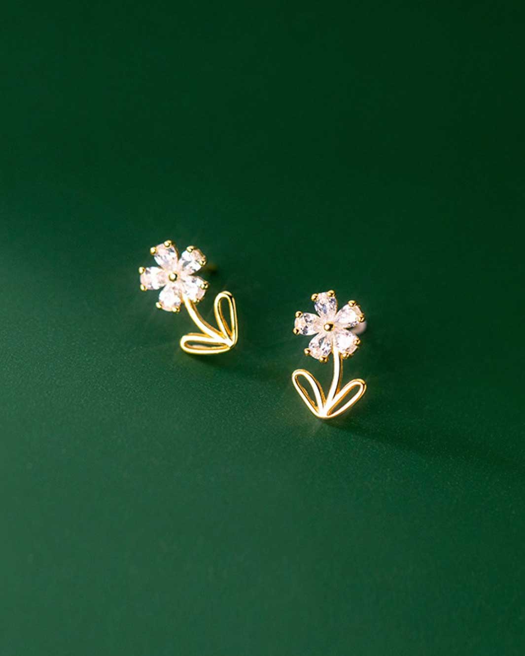 Cassia Flower Stud Earrings