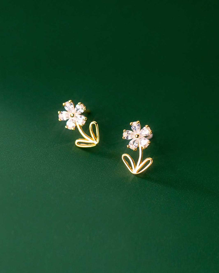 Cassia Flower Stud Earrings