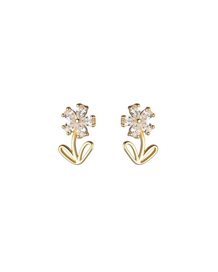 Cassia Flower Stud Earrings