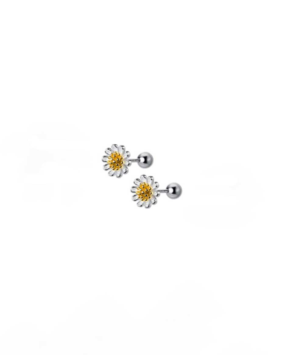 Daisy Barbell Earrings