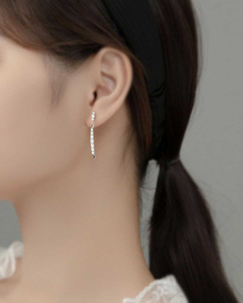 Angelica Diamante Drop Earrings