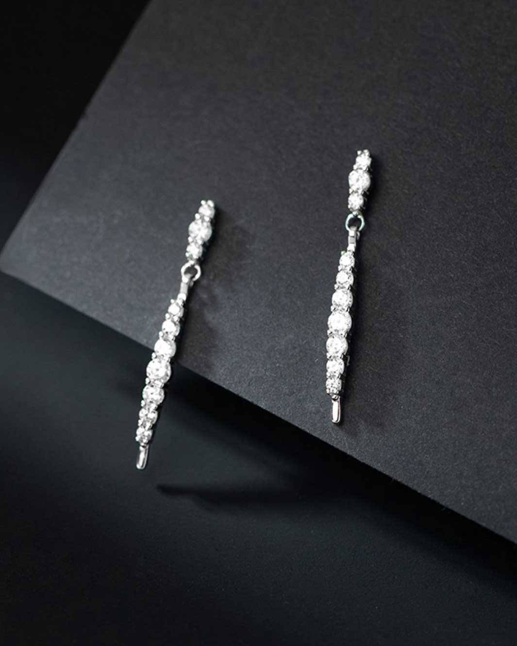 Angelica Diamante Drop Earrings