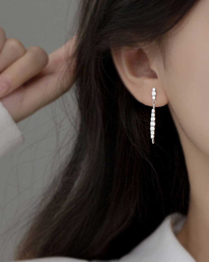 Angelica Diamante Drop Earrings