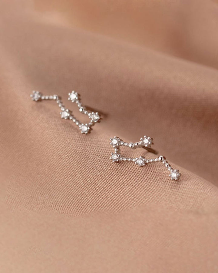 Zodiac Constellation Stud Earrings