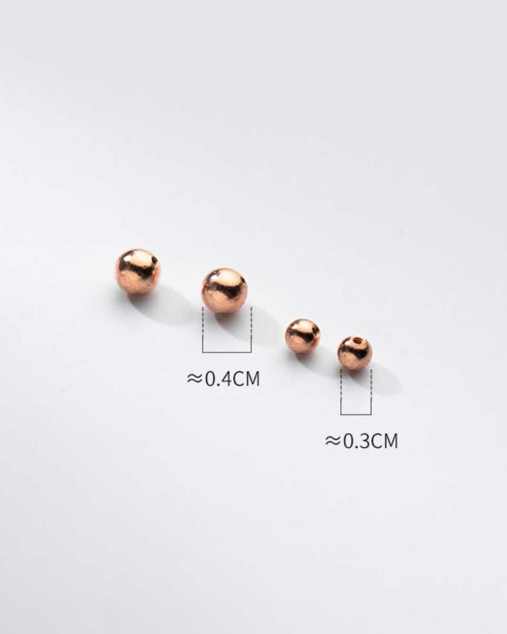 Round Screw Earring Backs