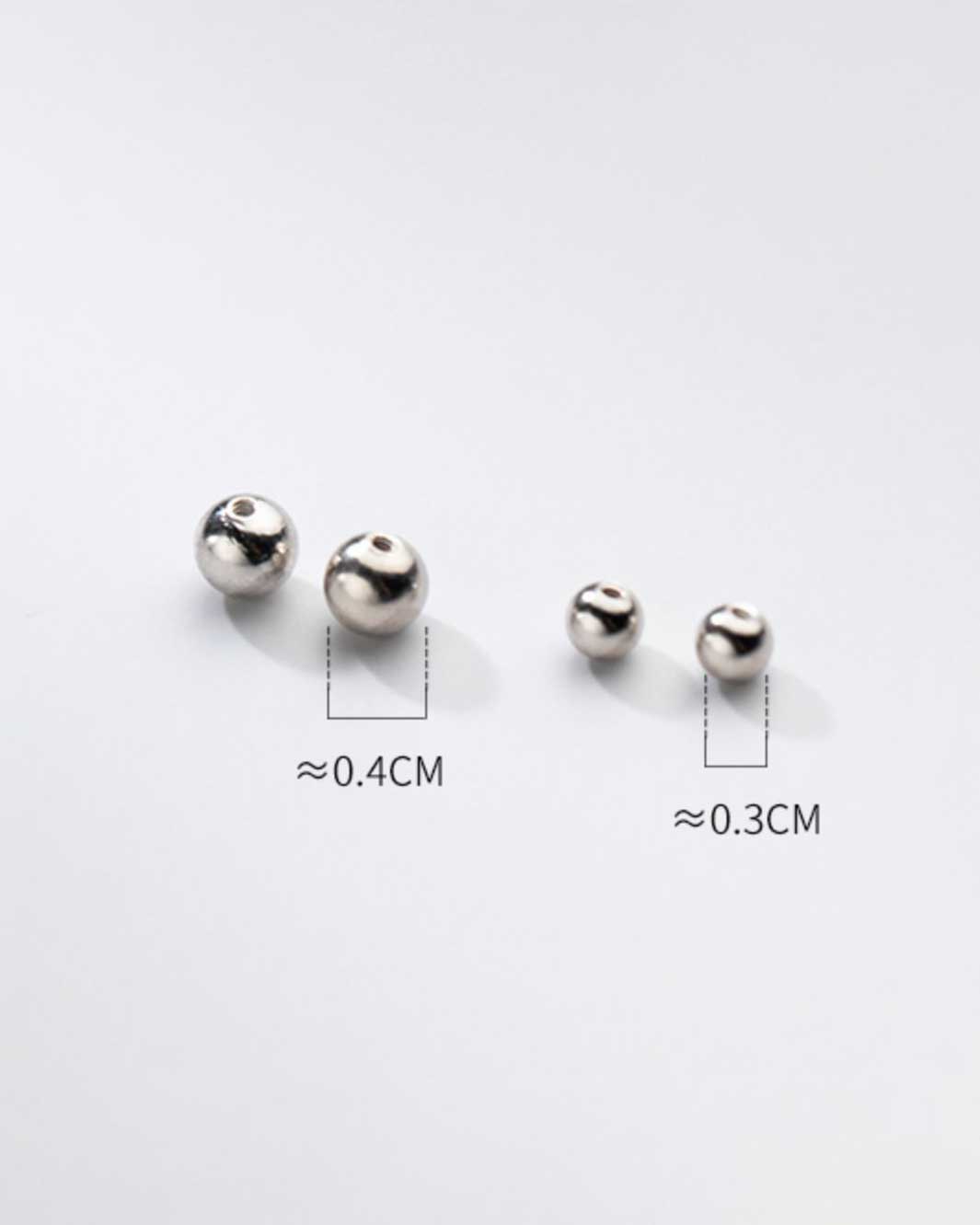 Round Screw Earring Backs