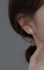 Pearl Ball Stud Earrings