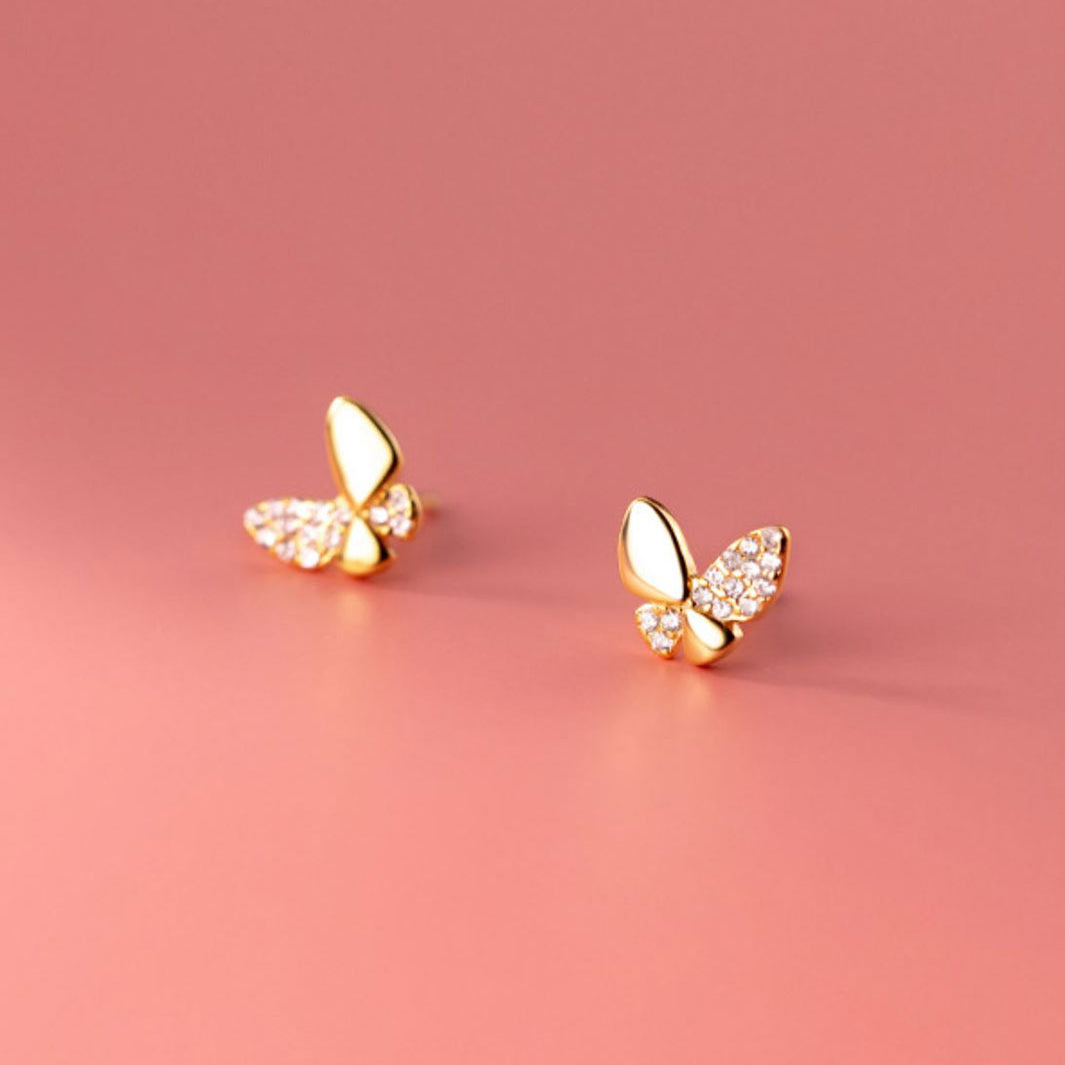 Aria Butterfly Stud Earrings