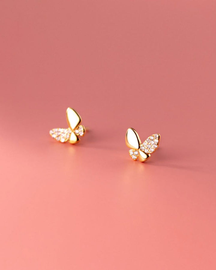 Aria Butterfly Stud Earrings