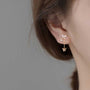 Aurora Butterflies Drop Earrings