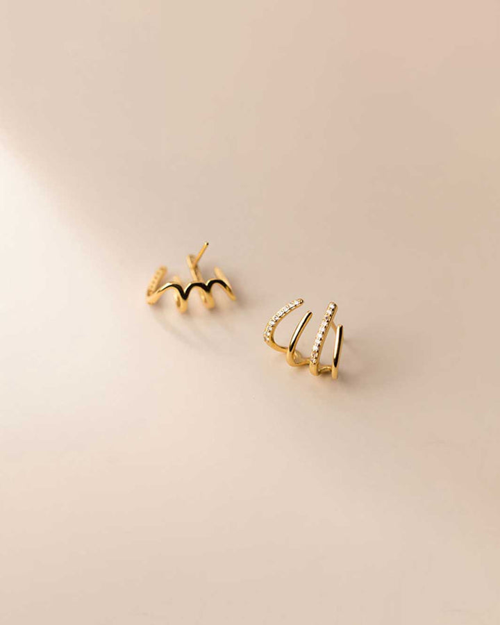 Bria Pattern Stud Earrings