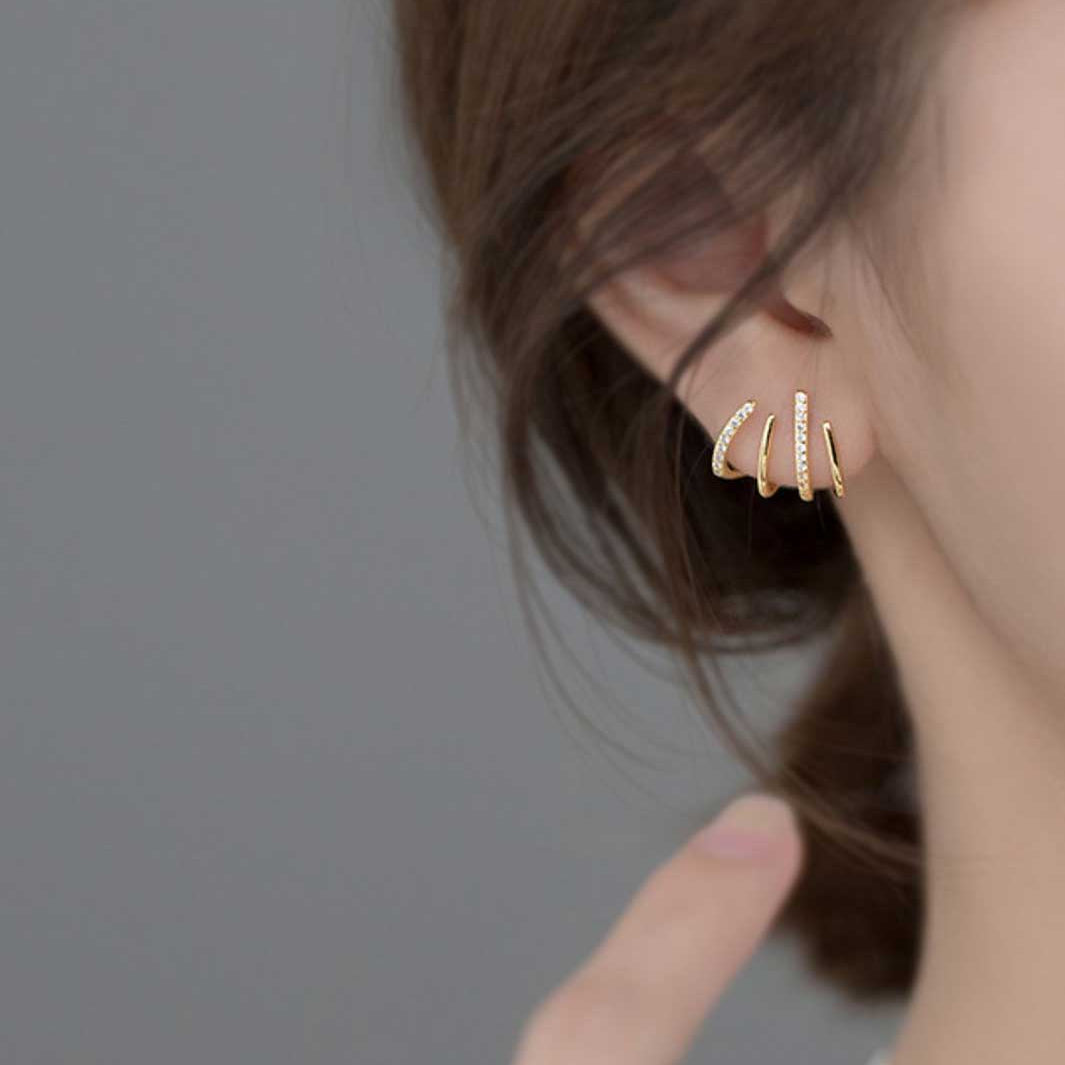 Bria Pattern Stud Earrings