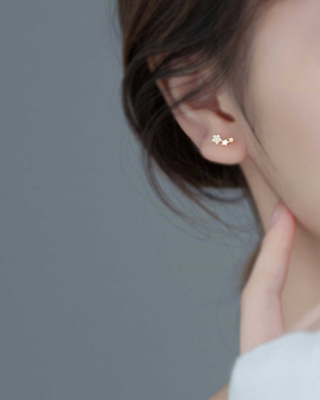 Mina Stars Stud Earrings