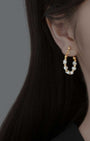 Perola Pearl Chain Drop Earrings