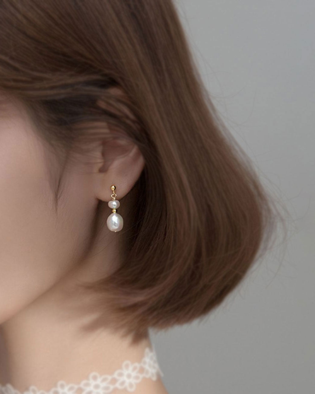 Baroque Pearls Drop Earrings