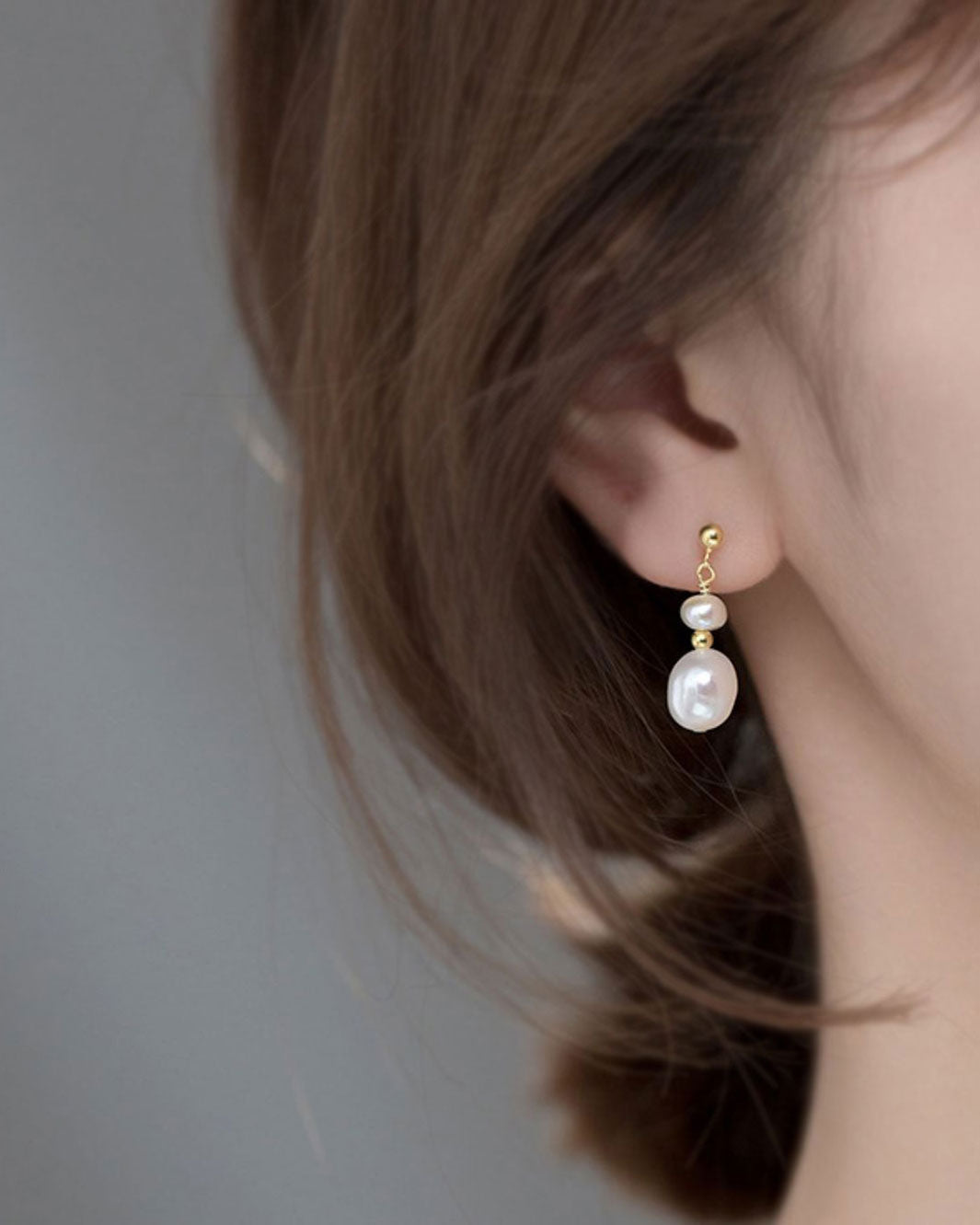 Baroque Pearls Drop Earrings