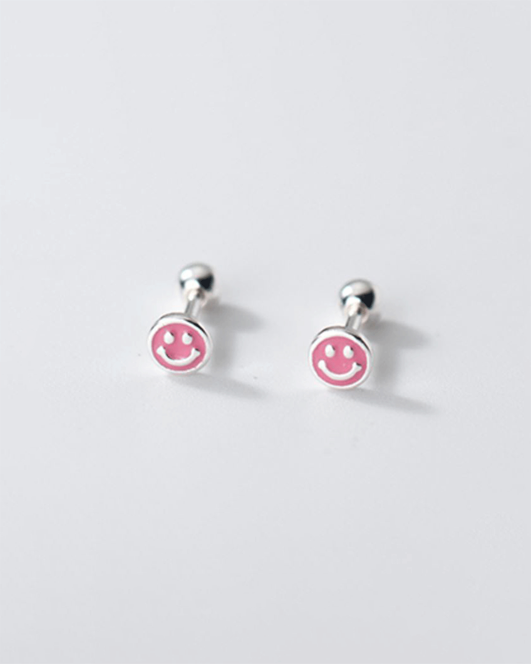 Smiley Barbell Earrings