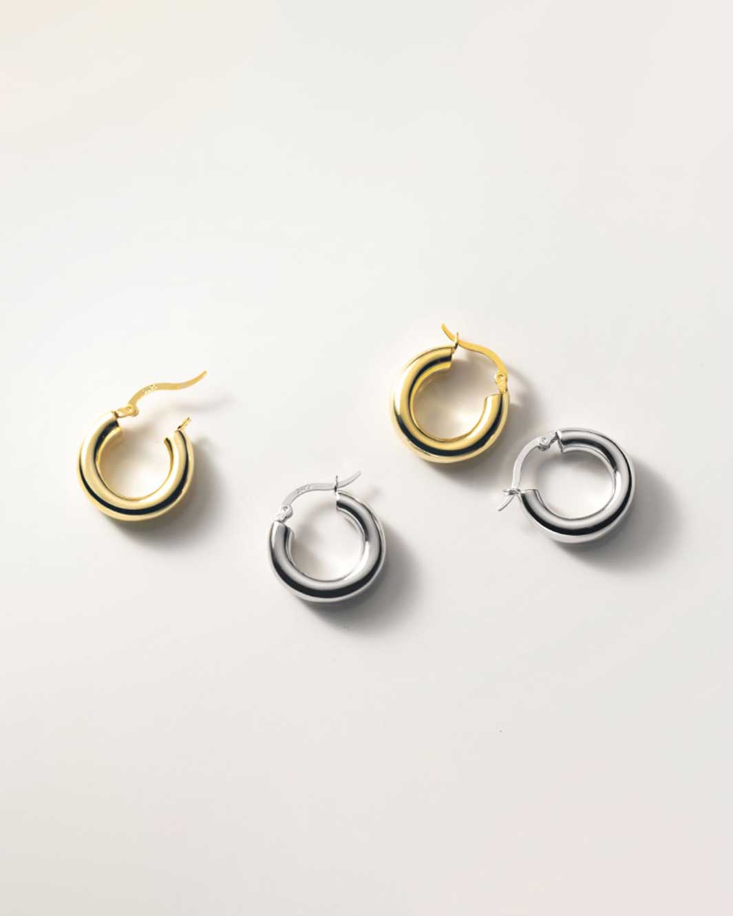 Classic Bold Statement Hoop Earrings