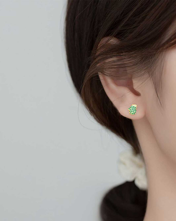 Snowman and Mitten Stud Earrings