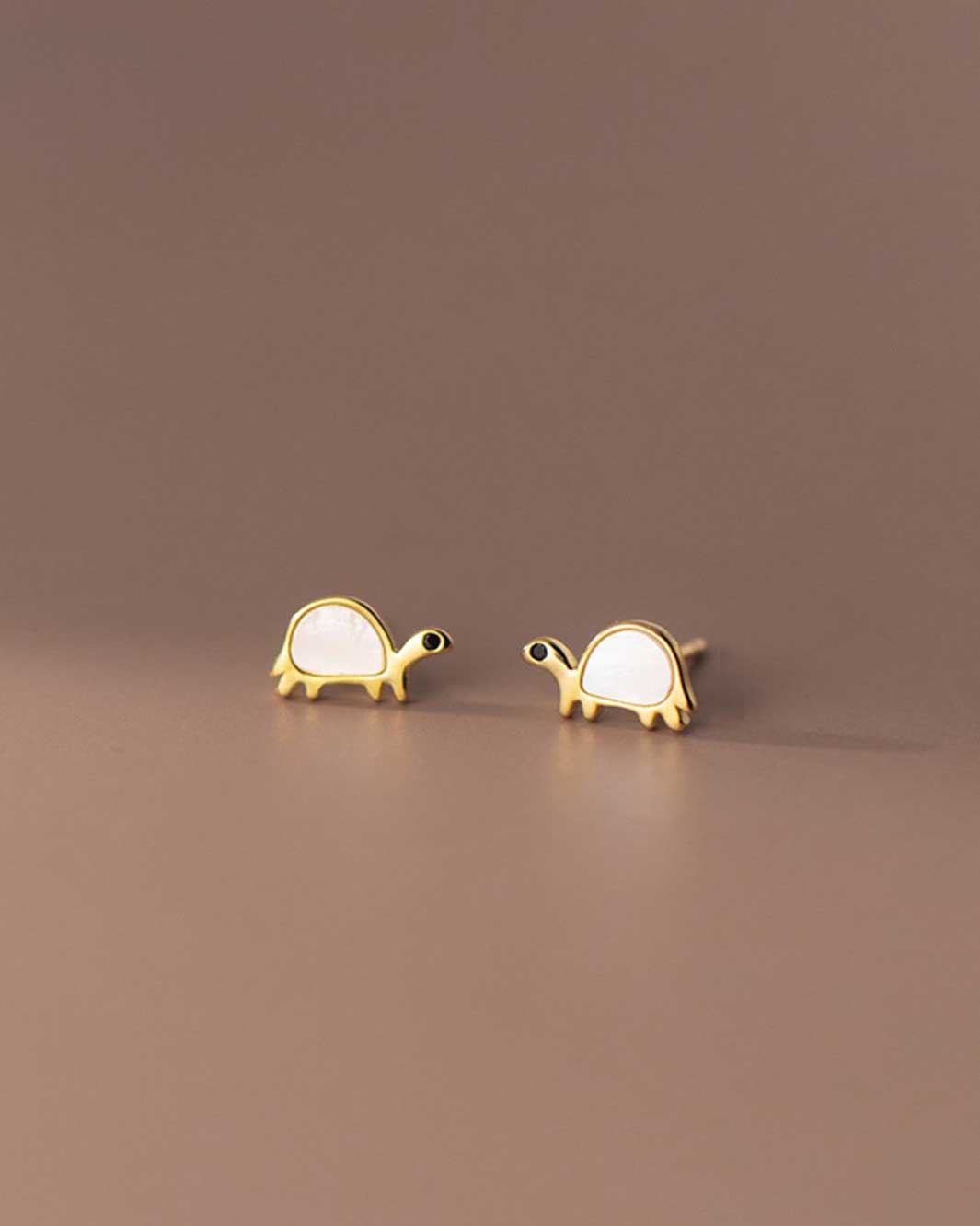 Tortoise Stud Earrings