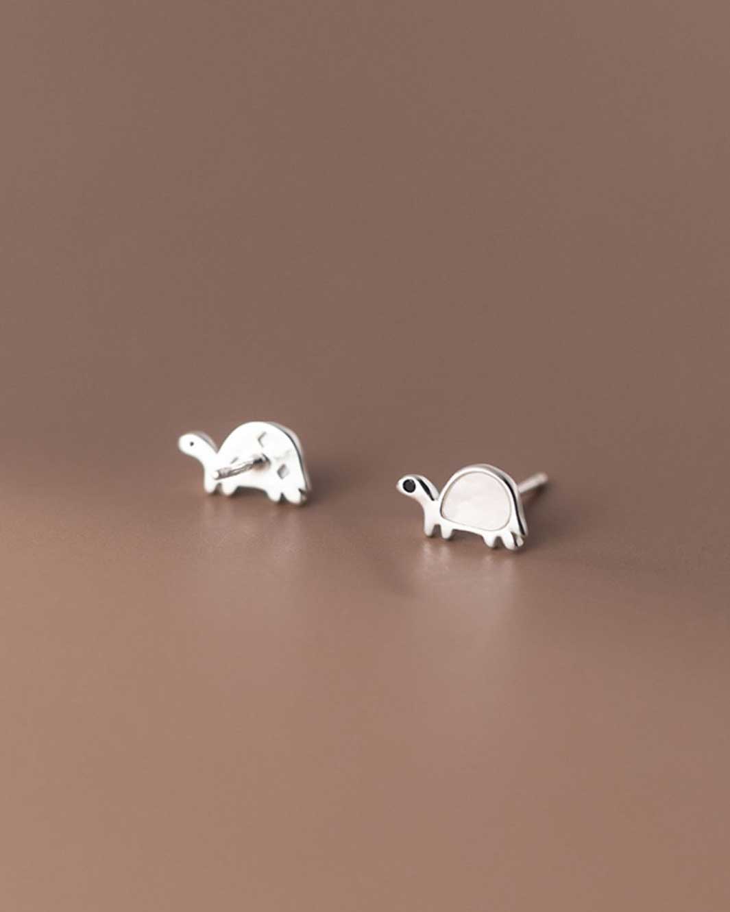 Tortoise Stud Earrings