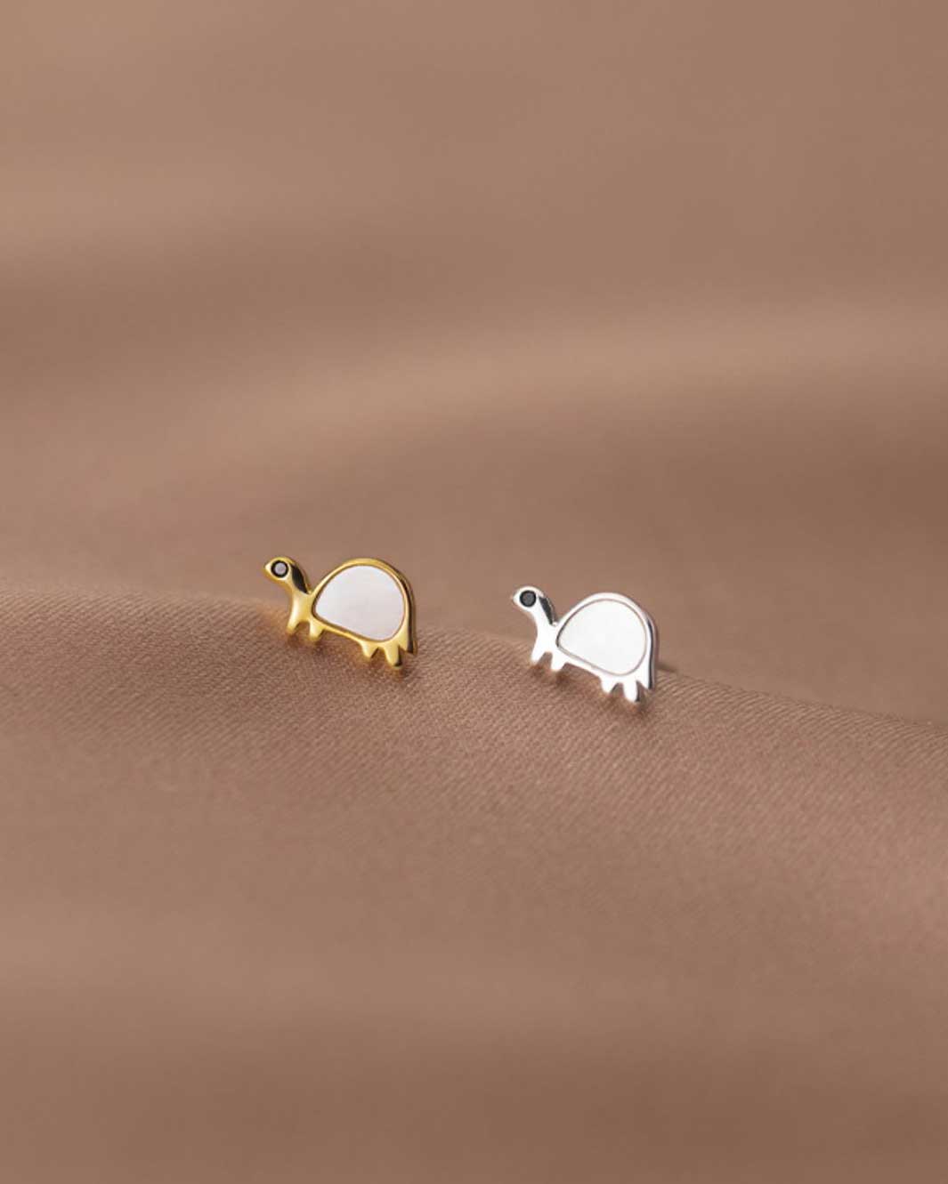 Tortoise Stud Earrings