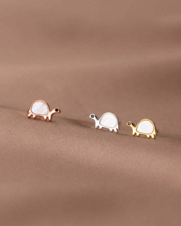 Tortoise Stud Earrings