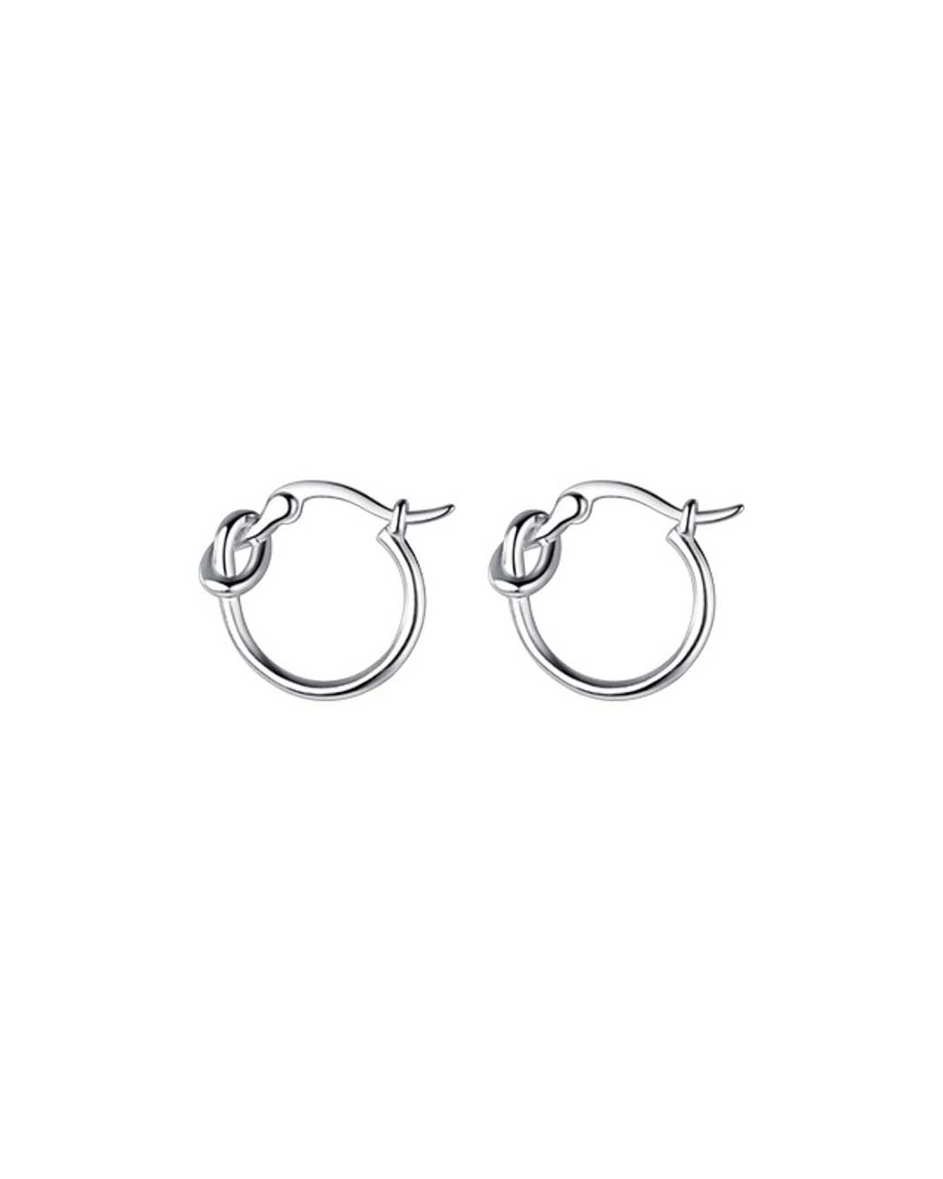 Knotty Hoop Earrings