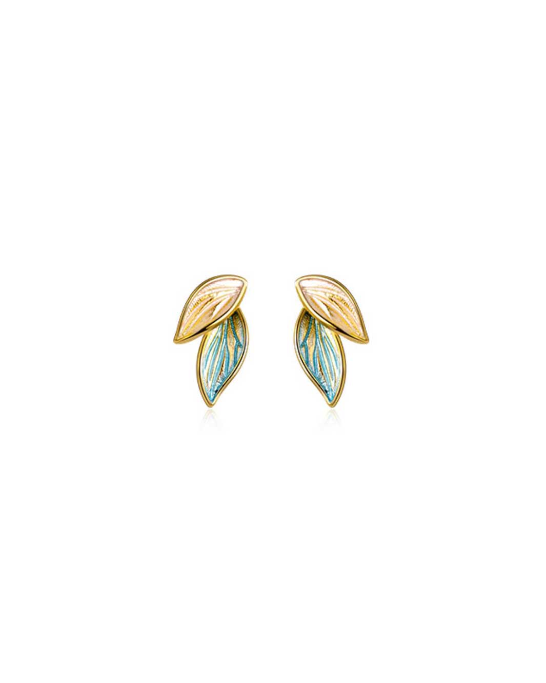 Falling Leaves Stud Earrings