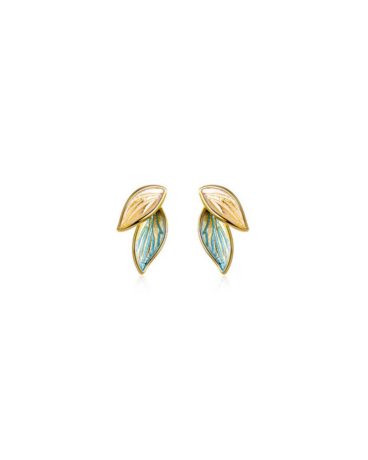 Falling Leaves Stud Earrings