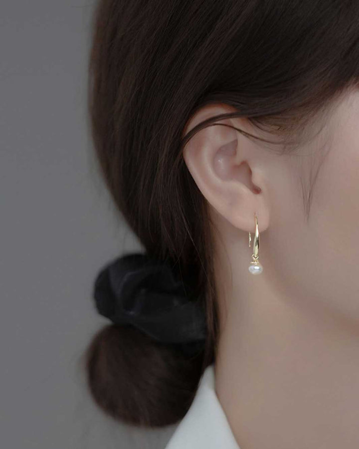 Caroline Pearl Drop Earrings